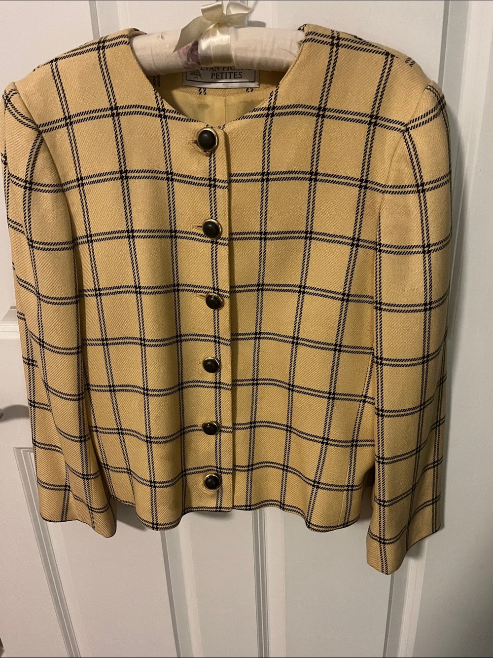 Classy Yellow/Navy Evan Picon Jacket Top